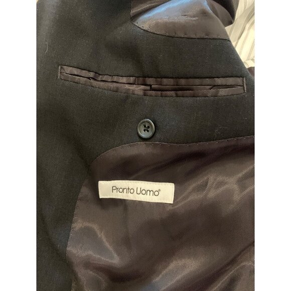 Pronto Uomo Mens black suit jacket Size 50 Colour Black - Picture 10 of 16